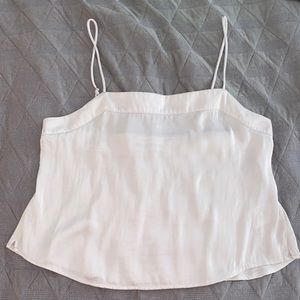 Gray/ cream tank top